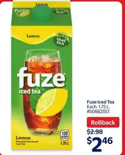 Walmart Fuze Iced Tea offer