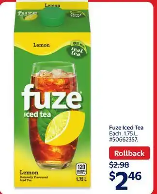 Walmart Fuze Iced Tea offer