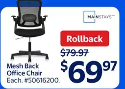 Walmart Mesh Back Office Chair offer