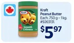 Walmart Kraft Peanut Butter offer