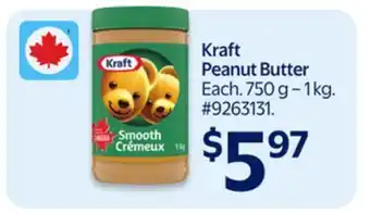 Walmart Kraft Peanut Butter offer