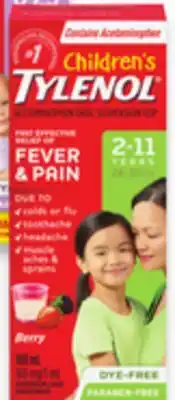 Walmart Children's or Infants' Tylenol offer