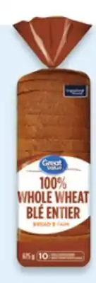Walmart Great Value Sliced Bread offer