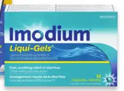 Walmart Imodium Liqui-Gels 12s offer