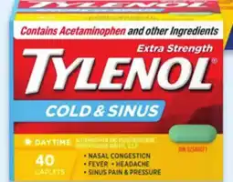 Walmart Tylenol Cold & Sinus 40s offer