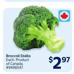 Walmart Broccoli Stalks offer