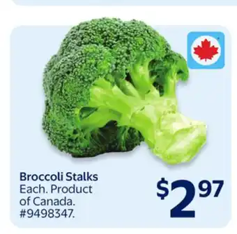 Walmart Broccoli Stalks offer