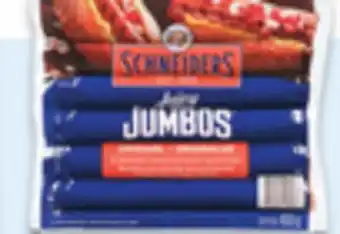 Walmart Schneiders Juicy Jumbos Sausages offer