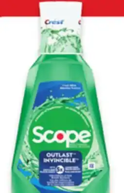 Walmart Scope Outlast Mouthwash 1 L offer