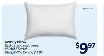 Walmart Density Pillow offer