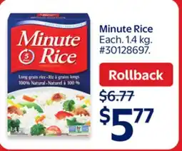 Walmart Minute Rice offer