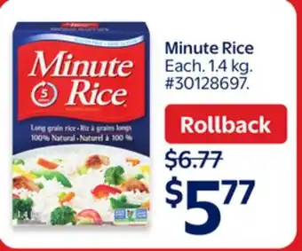 Walmart Minute Rice offer