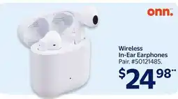 Walmart Wireless In-Ear Earphones offer
