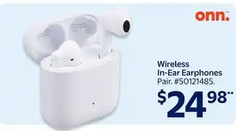 Walmart Wireless In-Ear Earphones offer