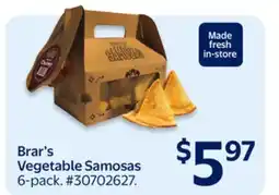 Walmart Brar's Vegetable Samosas offer