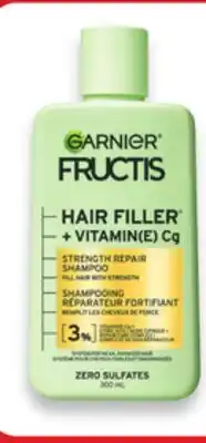 Walmart Garnier Fructis Hair Filler Shampoo or Conditioner offer