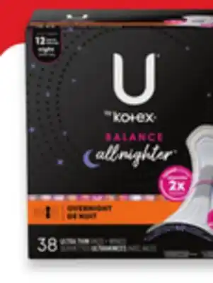 Walmart U by Kotex Jumbo Pack Premium Pads, Tampons or Liners offer