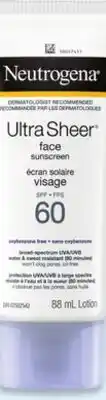 Walmart Neutrogena Face SPF 60 Sunscreen offer