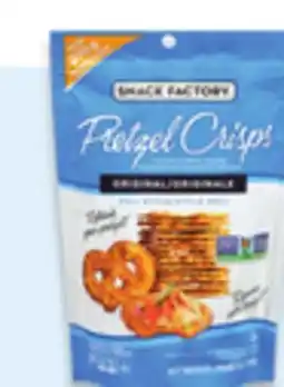 Walmart Snack Factory Pretzel Crisps offer