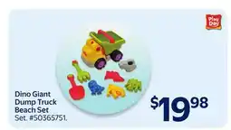 Walmart Dino Giant Dump Truck Beach Set offer