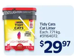 Walmart Tidy Cats Cat Litter offer