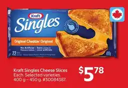 Walmart Kraft Singles Cheese Slices offer