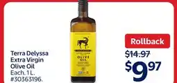 Walmart Terra Delyssa Extra Virgin Olive Oil offer