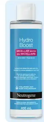 Walmart Neutrogena Micellar Water 400 mL offer
