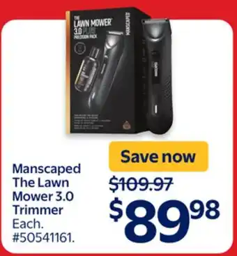 Walmart Manscaped The Lawn Mower 3.0 Trimmer offer