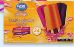 Walmart Great Value Ice Pops offer