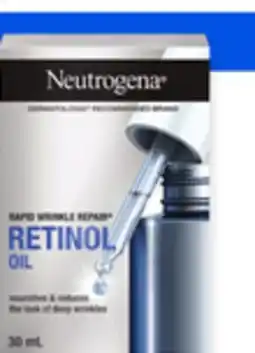 Walmart Neutrogena Rapid Wrinkles Repair Retinol Cream or Oil offer