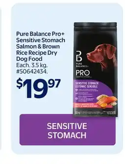 Walmart Pure Balance Pro+ Sensitive Stomach Salmon & Brown Rice Recipe Dry Dog Food offer