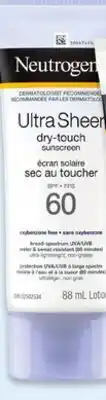 Walmart Neutrogena Ulta Sheer Dry-Touch Sunscreen offer