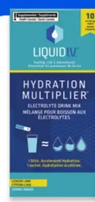 Walmart Liquid l.V. Electrolyte Drink Mix offer