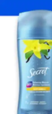 Walmart Secret Antiperspirant or Deodorant offer