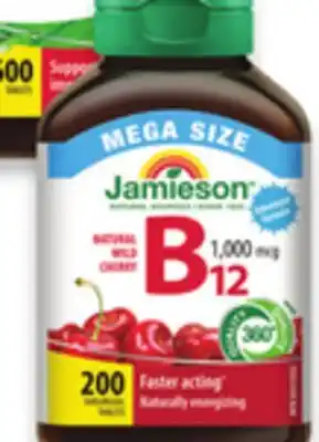 Walmart Jamieson Mega Size Vitamin or B12 offer