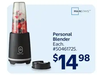Walmart Personal Blender offer