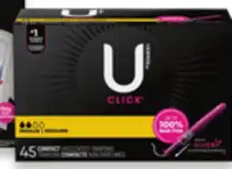 Walmart U by Kotex Tampons offer