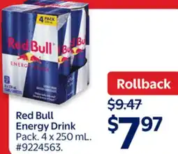 Walmart Red Bull Energy Drink offer