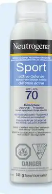 Walmart Neutrogena Spray 141 g Sunscreen SPF 70 offer