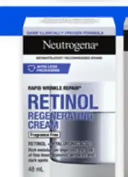 Walmart Neutrogena Repair Wrinkle Repair Retinol Cream or Oil offer