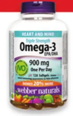 Walmart Webber Naturals Omega-3 offer