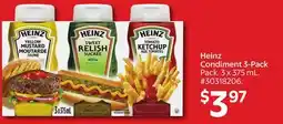 Walmart Heinz Condiment 3-Pack offer