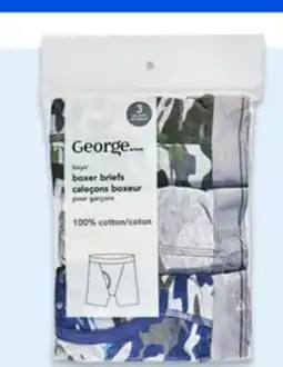 Walmart Kids' Packaged Underwear offer