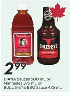 Sobeys DIANA Sauces offer
