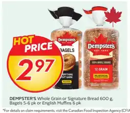 Sobeys Whole Grain or Signature Bread offer