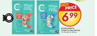 Sobeys Cooked or Raw Shrimp offer
