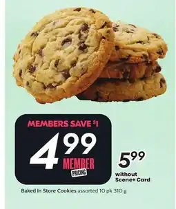Sobeys Baked In Store Cookies offer
