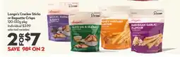 Longo's Cracker Sticks or Baguette Crisps offer