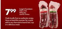 Longo's Longo's Cacciatore Mild or offer